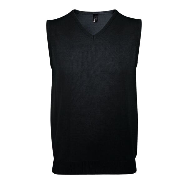 SOL'S Unisex Gentlemen Sleeveless Cotton Acrylic V Neck Sweater Thumbnail