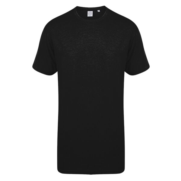Longline t-shirt with dipped hem Thumbnail