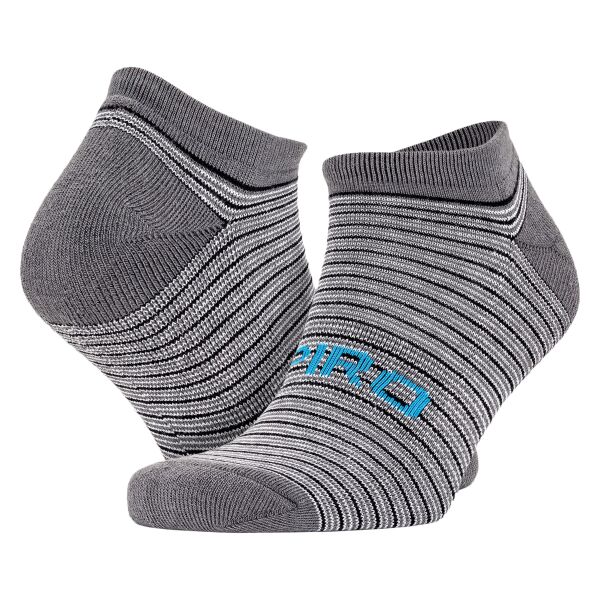Spiro 3 Pack Mixed Stripe Sneaker Socks Thumbnail